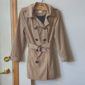 Calvin Klein Trench Coat Belted with Removable Liner